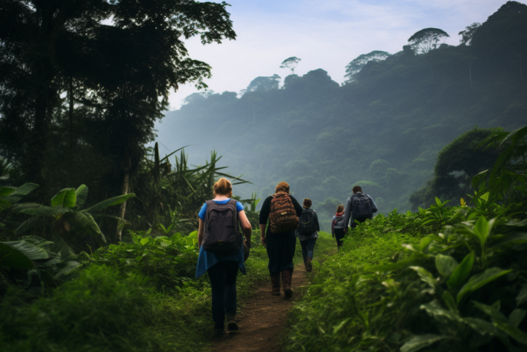 ricardolarr_The_same_group_of_tourists_hiking_through_a_lush_gr_dd54bc70-3964-43d7-82db-413f8ccfffec